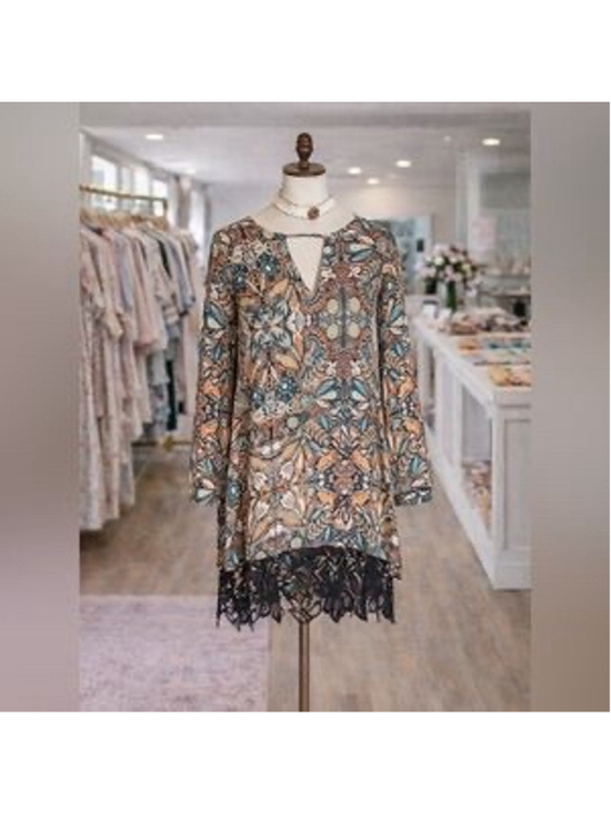 California MoonRise Dresses & Skirts - California MoonRise Boho-Style Tunic Mini Dress Size M Festival Hipster Travel